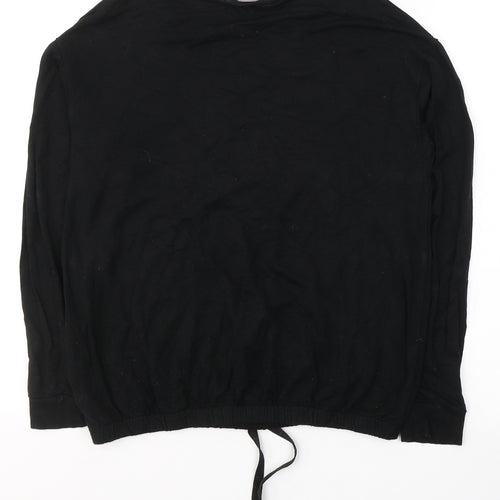 F&F Womens Black  Viscose Pullover Sweatshirt Size 6  Pullover