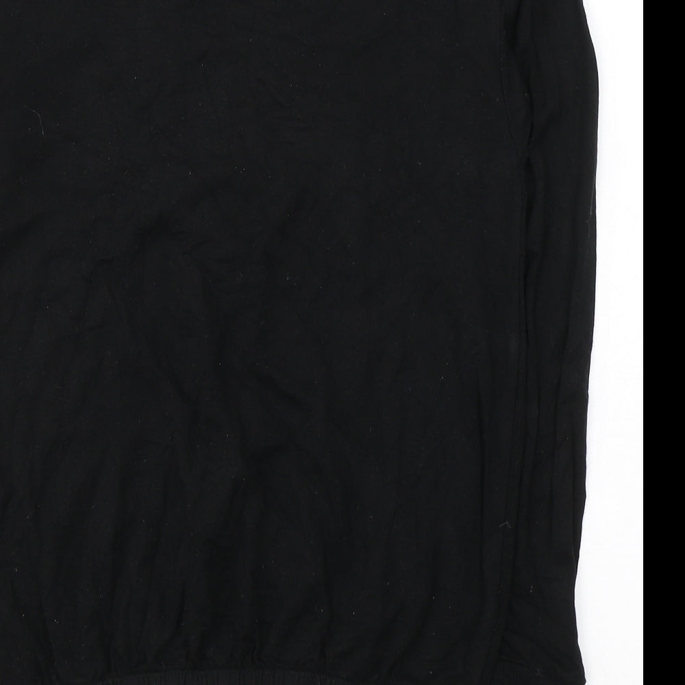 F&F Womens Black  Viscose Pullover Sweatshirt Size 6  Pullover
