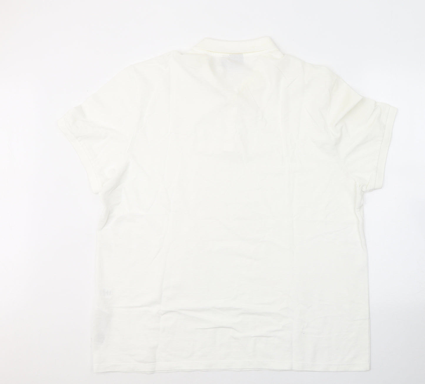 ASOS Mens White  Cotton  Polo Size 3XL Collared Pullover
