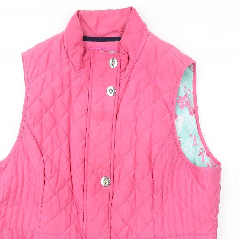 Per Una Womens Pink   Gilet Jacket Size 18  Zip
