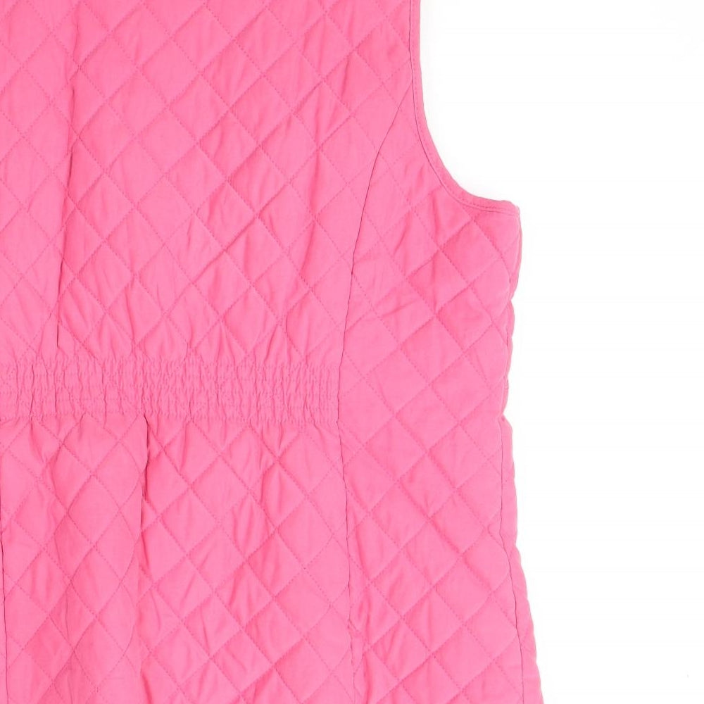 Per Una Womens Pink   Gilet Jacket Size 18  Zip