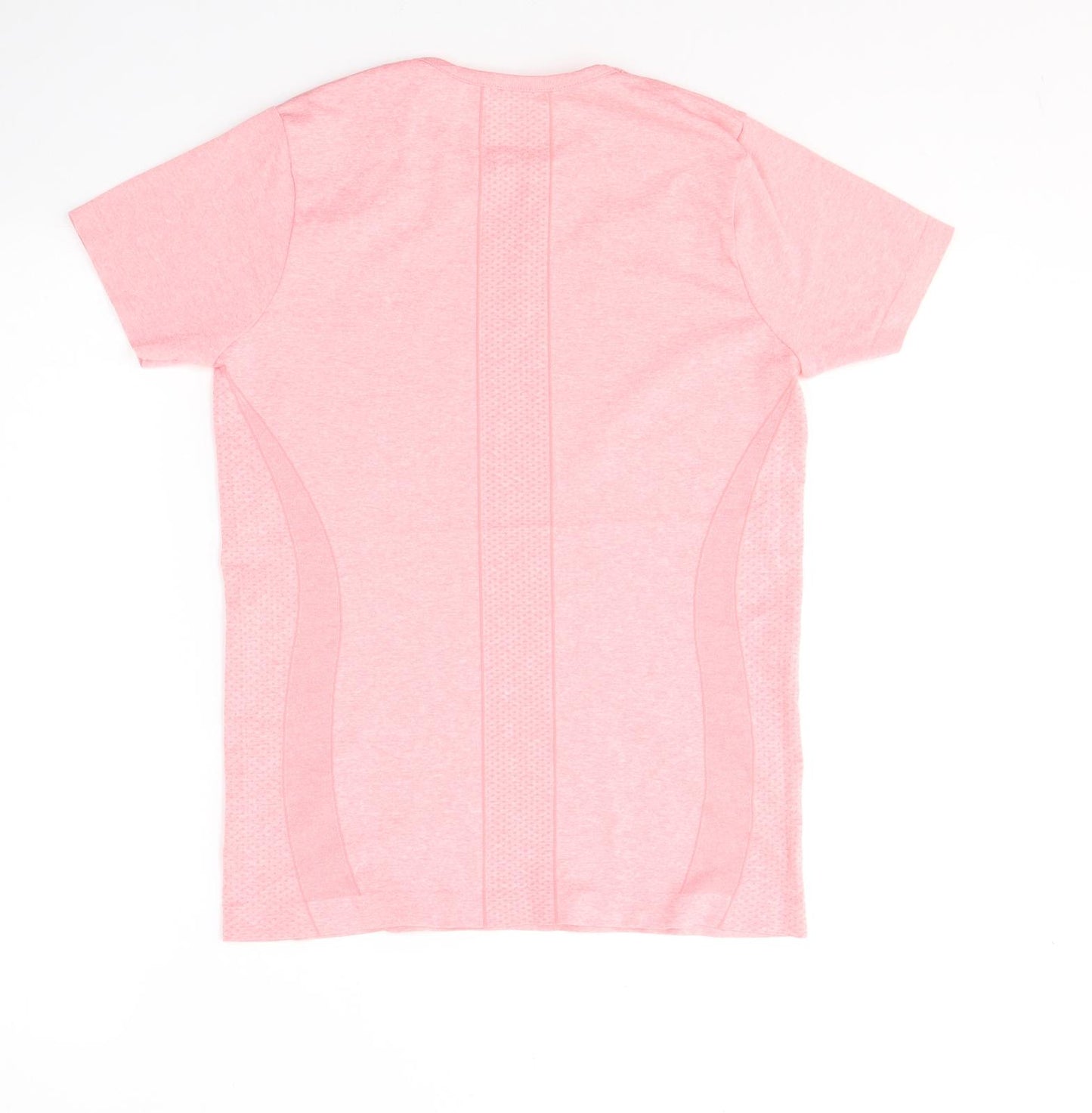 Dunnes Stores Womens Pink  Nylon Pullover T-Shirt Size S Round Neck Pullover