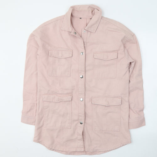 Dunnes Stores Womens Pink   Jacket  Size XS  Button