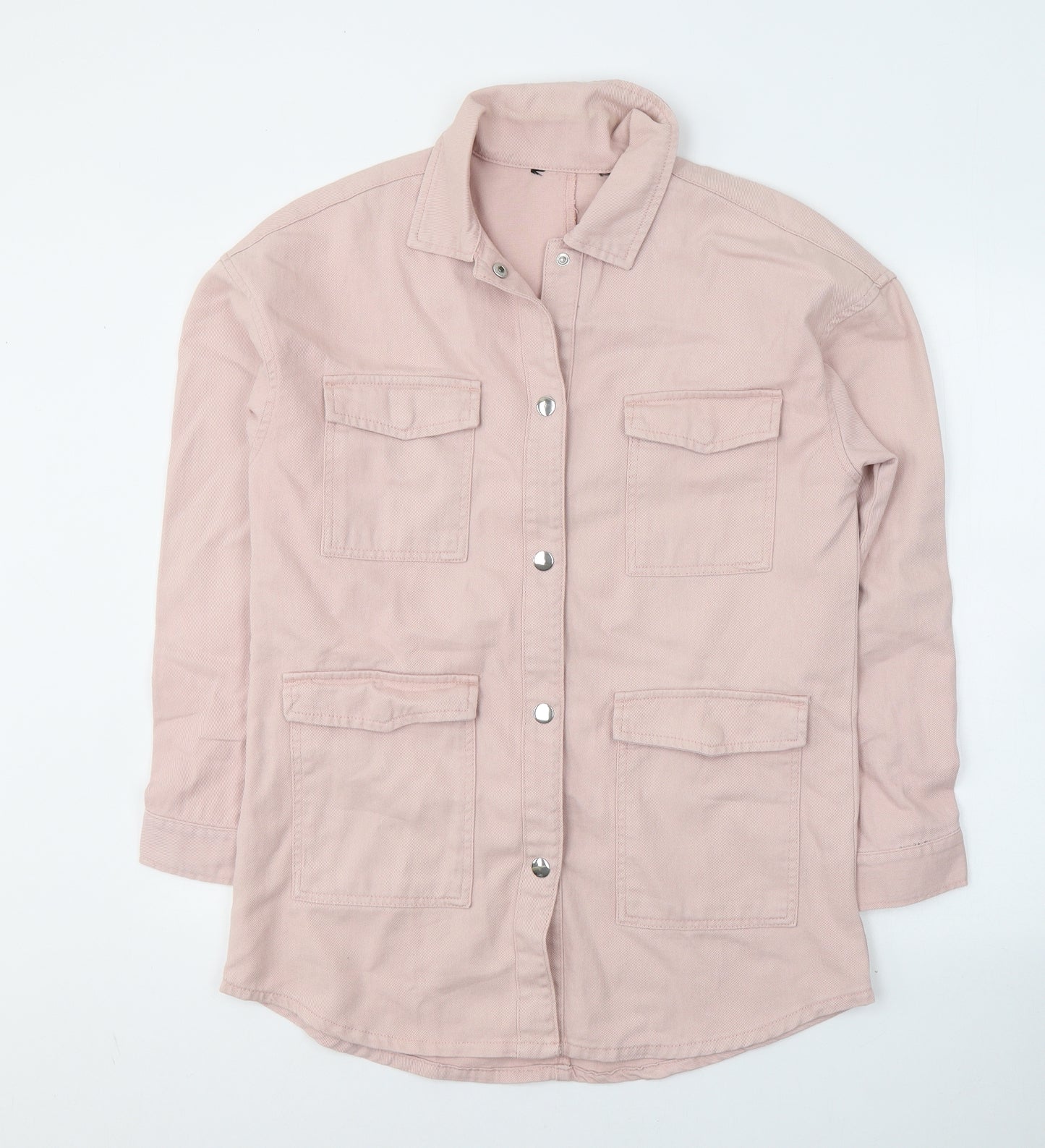 Dunnes Stores Womens Pink   Jacket  Size XS  Button