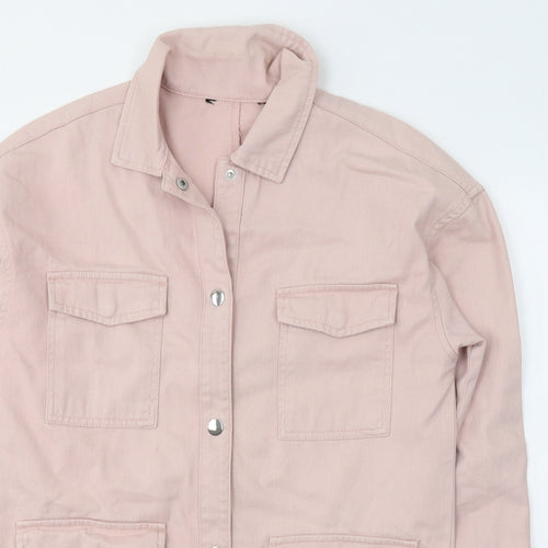 Dunnes Stores Womens Pink   Jacket  Size XS  Button