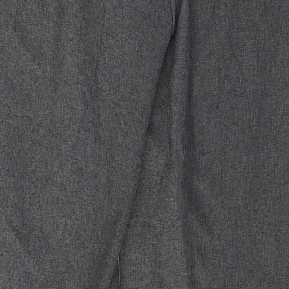 Atmosphere Womens Grey  Polyester Trousers  Size 10 L31 in Regular Button