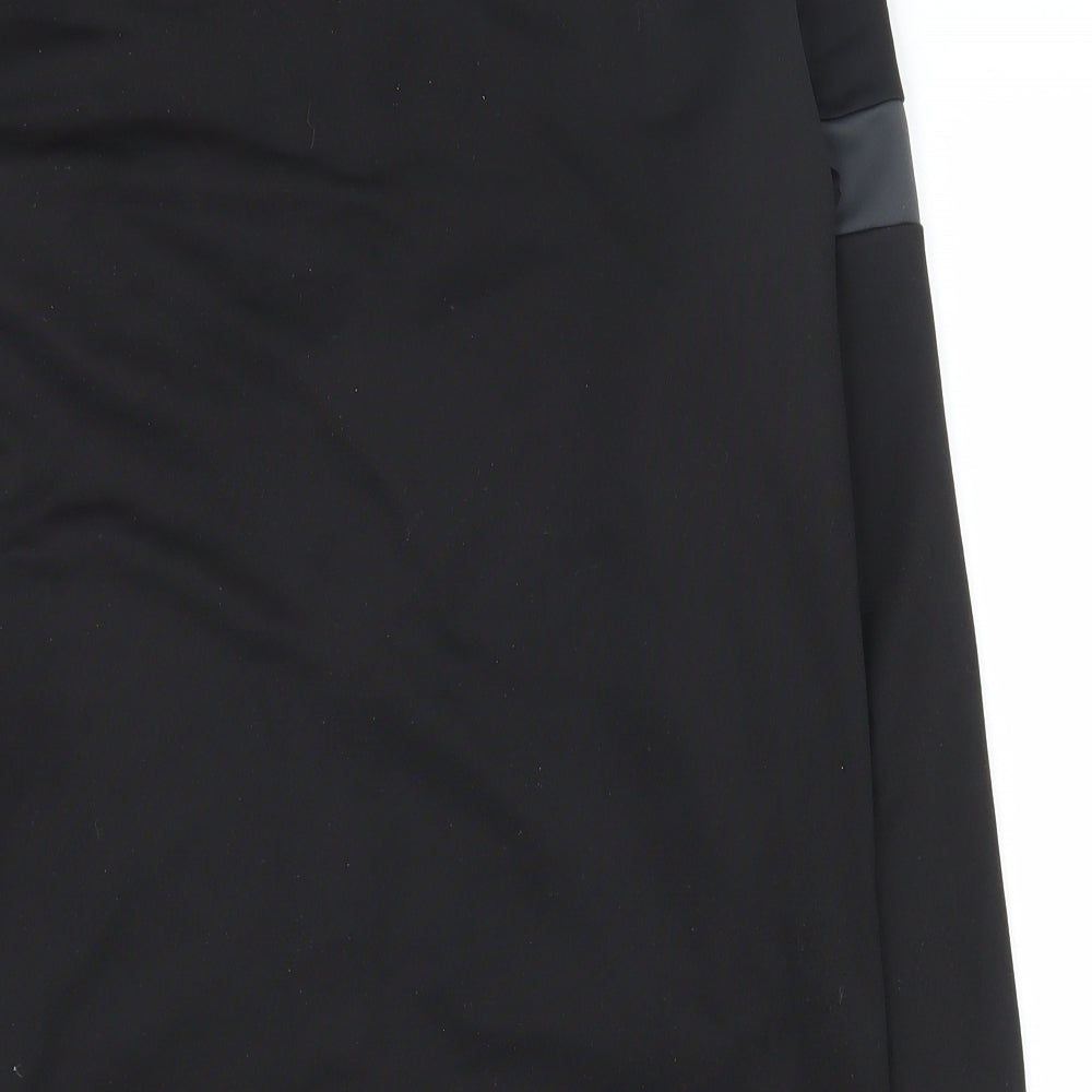 PUMA Mens Black  Polyester Full Zip Sweatshirt Size S