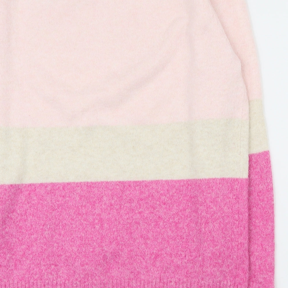 VERO MODA Womens Multicoloured Round Neck  Polyester Pullover Jumper Size M