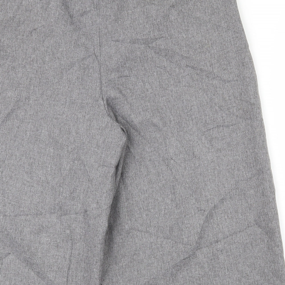 First and I Mens Grey  Polyester Chino Shorts Size XL L16 in Regular Zip