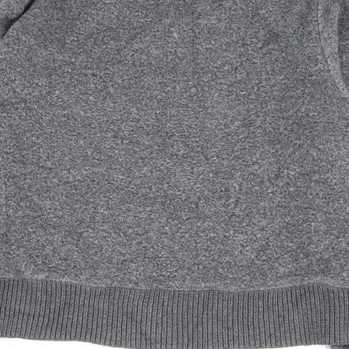 Zara Womens Grey Roll Neck  Acrylic Pullover Jumper Size S