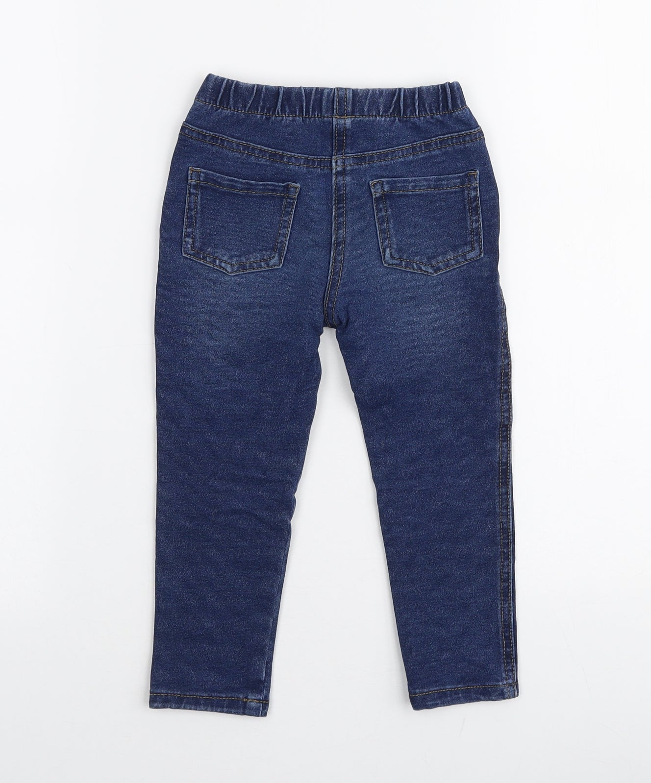 Matalan Girls Blue  Cotton Jegging Jeans Size 2-3 Years  Slim Pullover