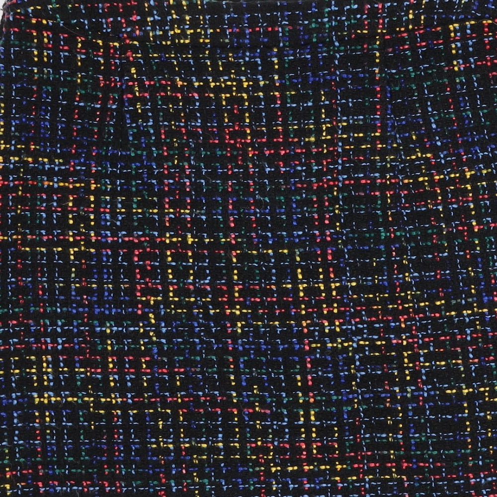 Papaya Womens Multicoloured  Polyester A-Line Skirt Size 12   Zip