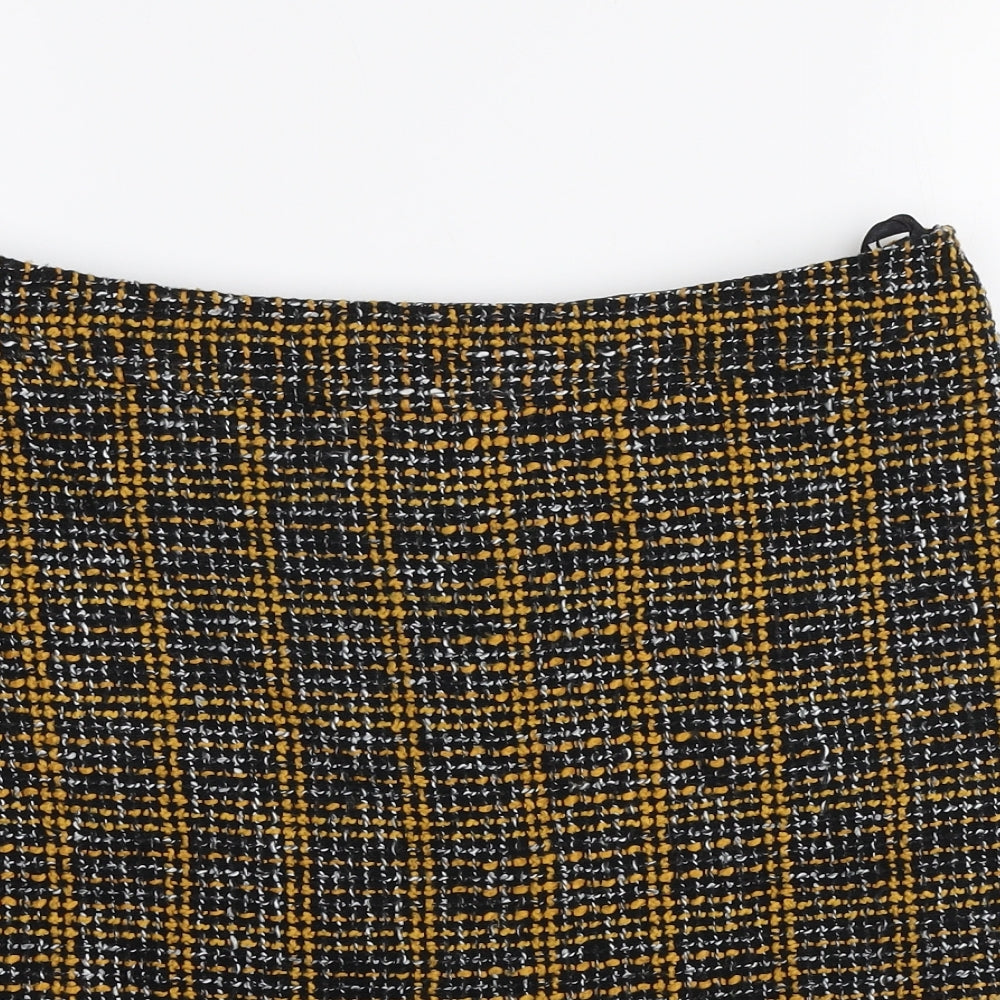 Papaya Womens Multicoloured Striped Polyester A-Line Skirt Size 12   Zip