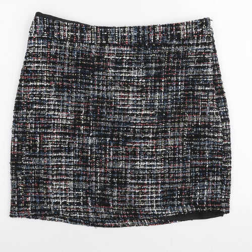 Papaya Womens Multicoloured  Polyester A-Line Skirt Size 12   Zip