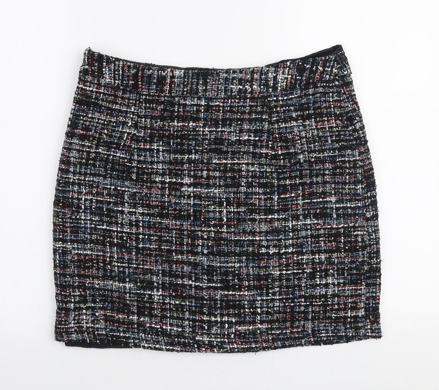 Papaya Womens Multicoloured  Polyester A-Line Skirt Size 12   Zip