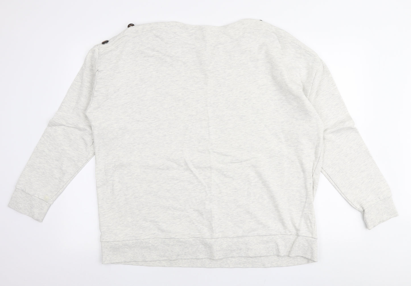 Avon Womens Grey  Cotton Pullover Sweatshirt Size 22  Pullover