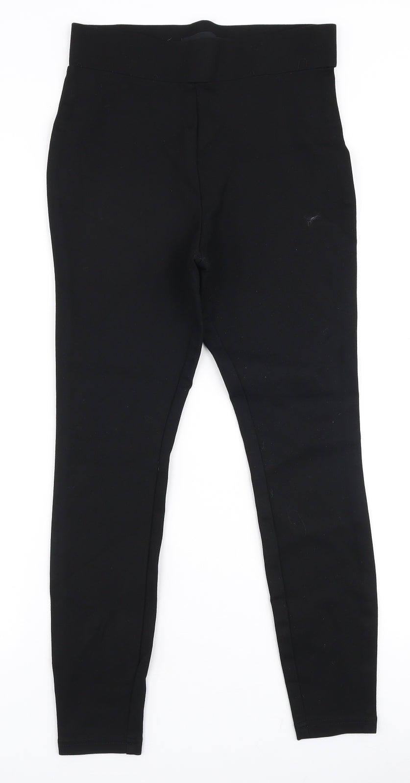 NEXT Womens Black  Viscose Capri Leggings Size 12 L25 in