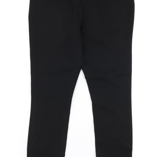 NEXT Womens Black  Viscose Capri Leggings Size 12 L25 in