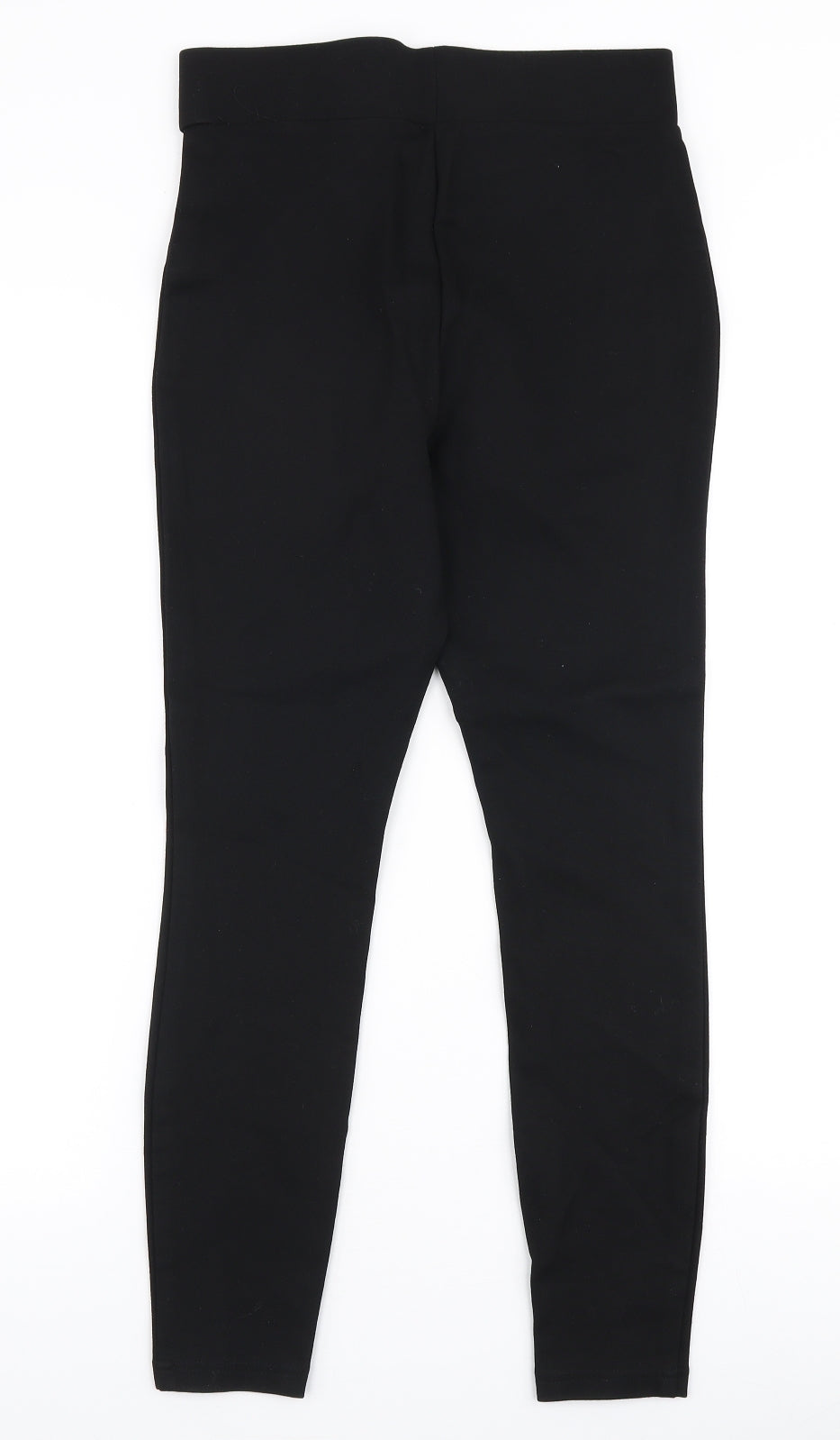 NEXT Womens Black  Viscose Capri Leggings Size 12 L25 in