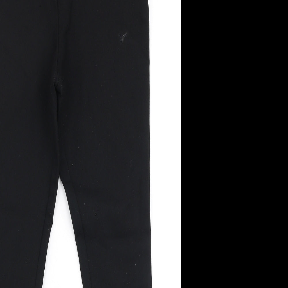 NEXT Womens Black  Viscose Capri Leggings Size 12 L25 in