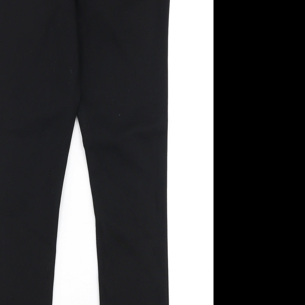 NEXT Womens Black  Viscose Capri Leggings Size 12 L25 in