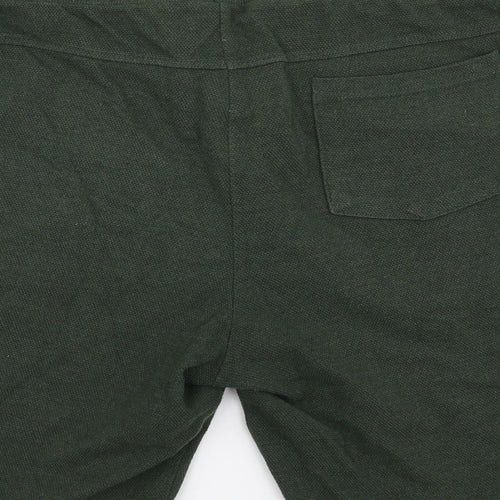 Primark Mens Green  Cotton Sweat Shorts Size M L8 in Regular Drawstring