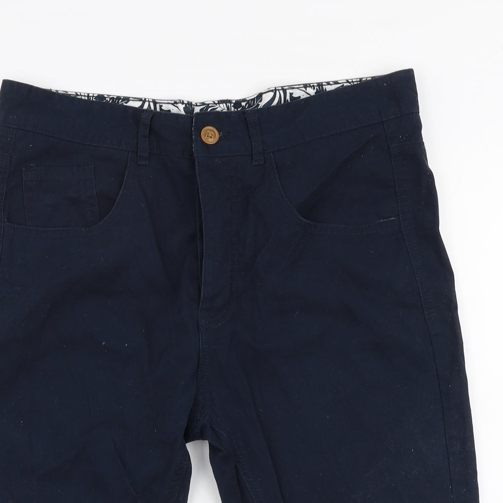 Cedar Wood State Mens Blue  Polyester Chino Shorts Size 32 in L14 in Regular Button
