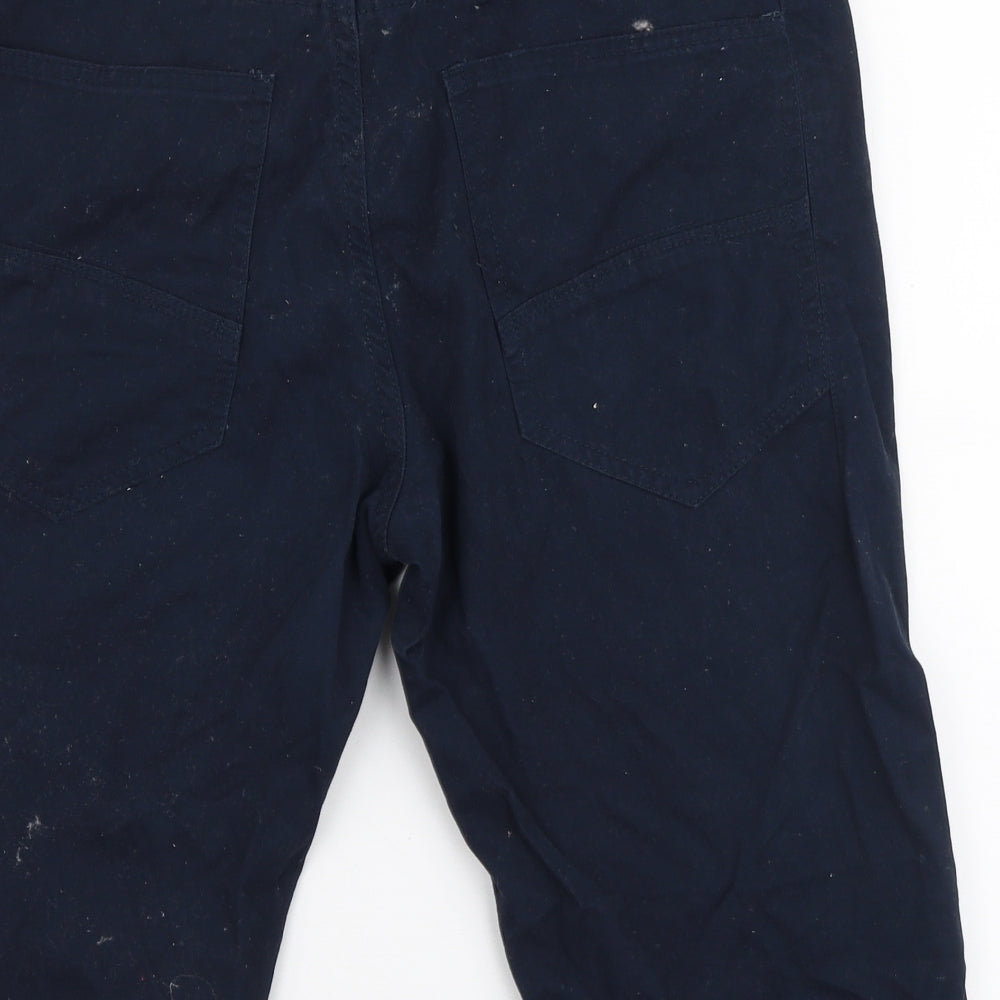 Cedar Wood State Mens Blue  Polyester Chino Shorts Size 32 in L14 in Regular Button