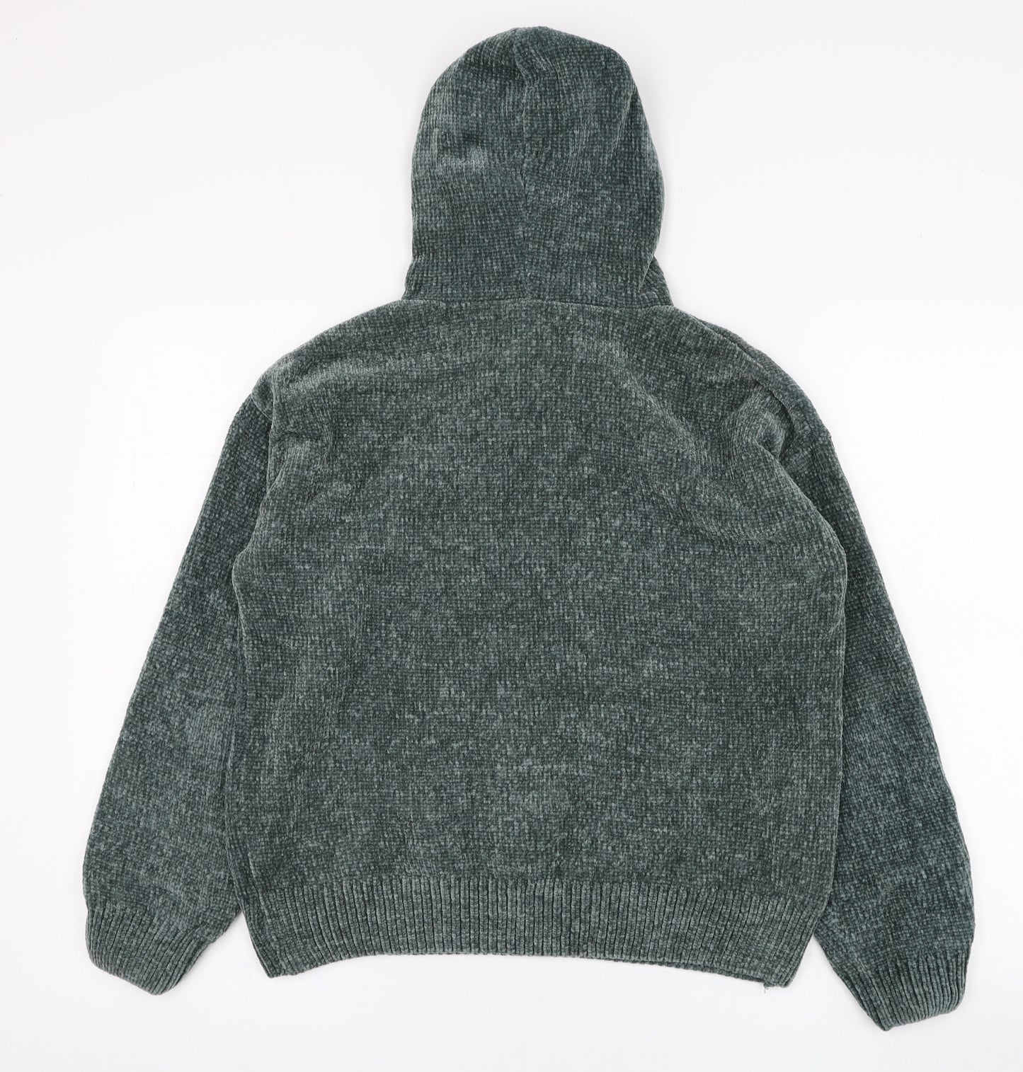 Primark Womens Green  Polyester Pullover Hoodie Size 6  Pullover