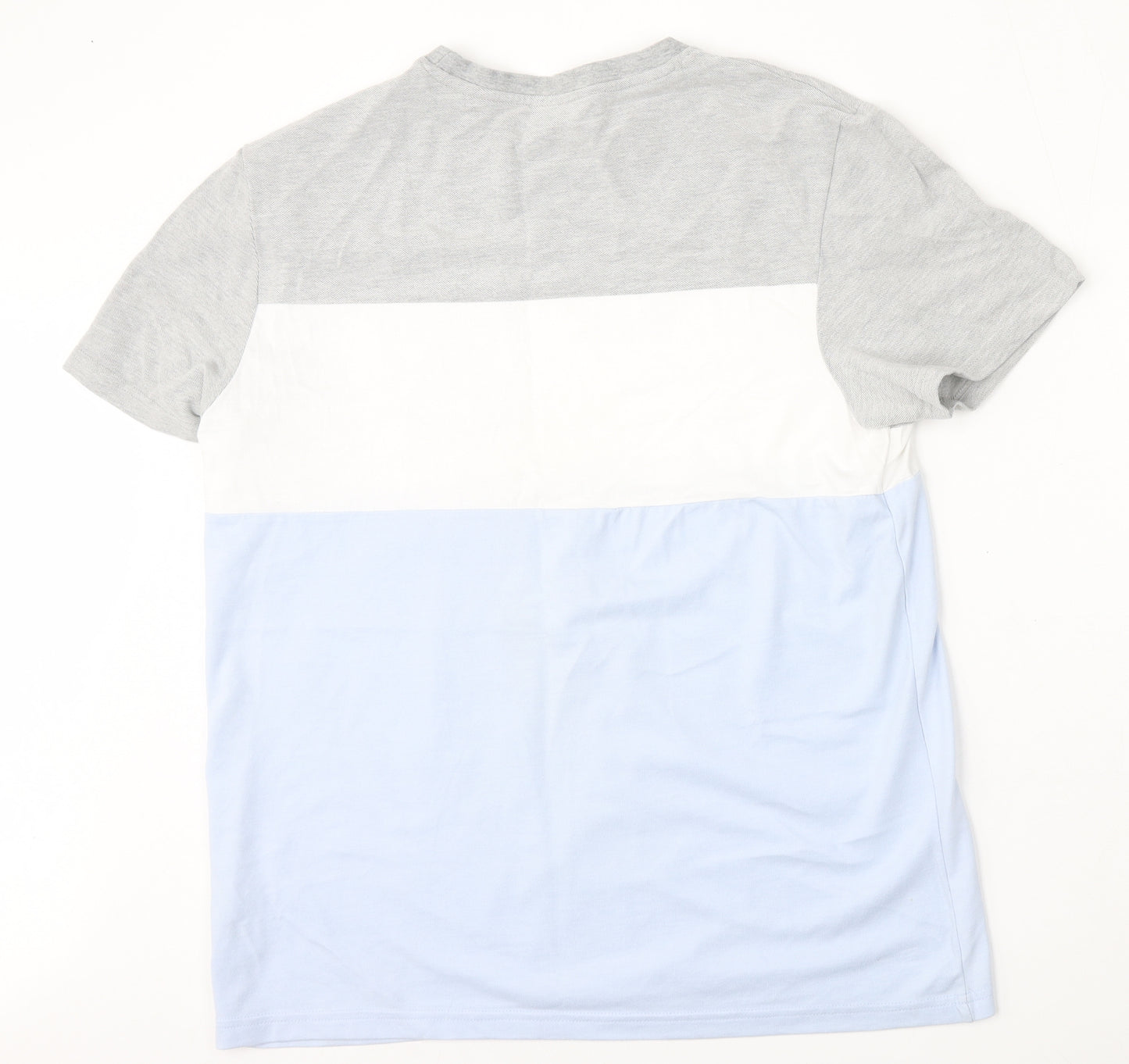 F&F Mens Multicoloured  Cotton  T-Shirt Size L Round Neck