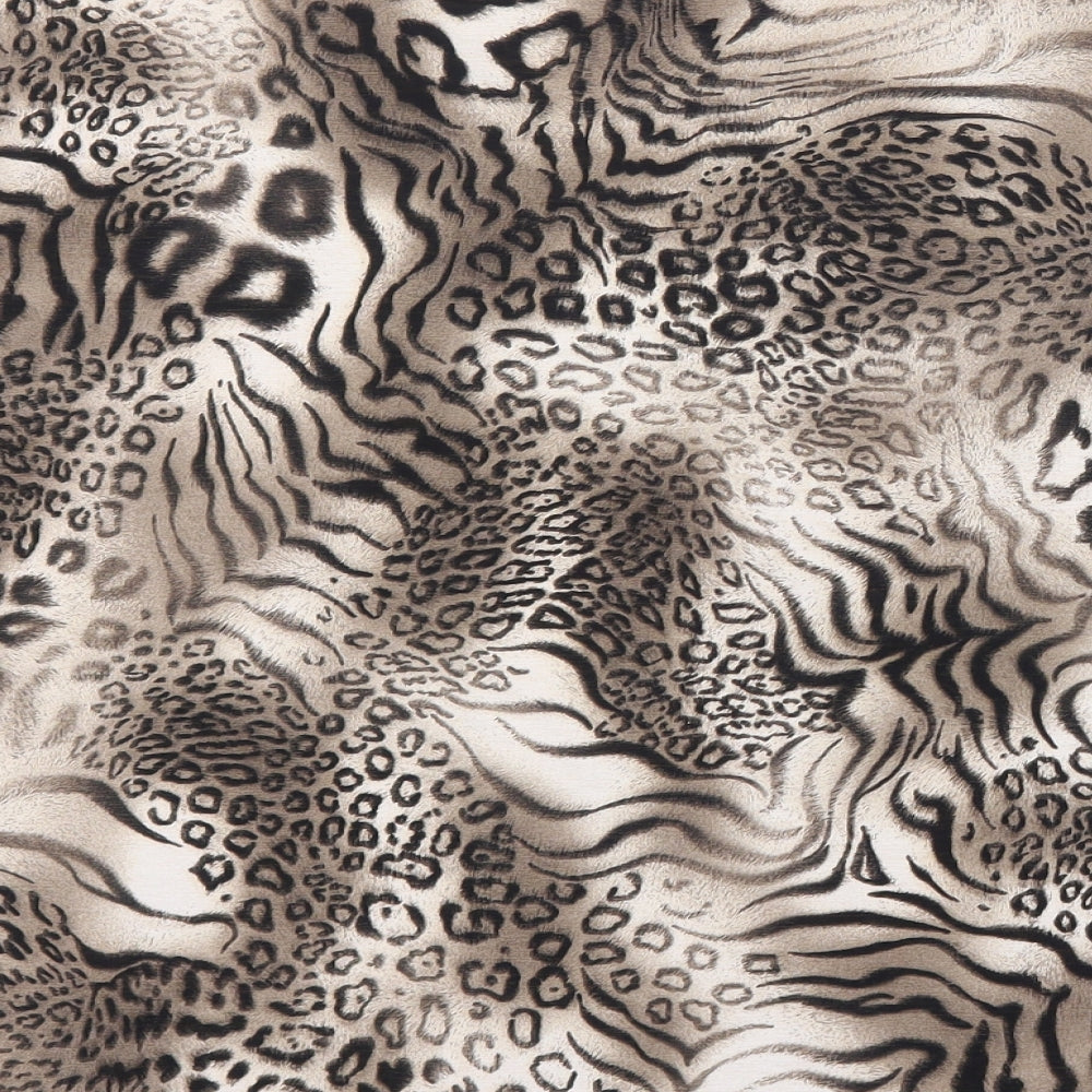 Bonmarche Womens Multicoloured Animal Print Polyester Basic T-Shirt Size XL Round Neck