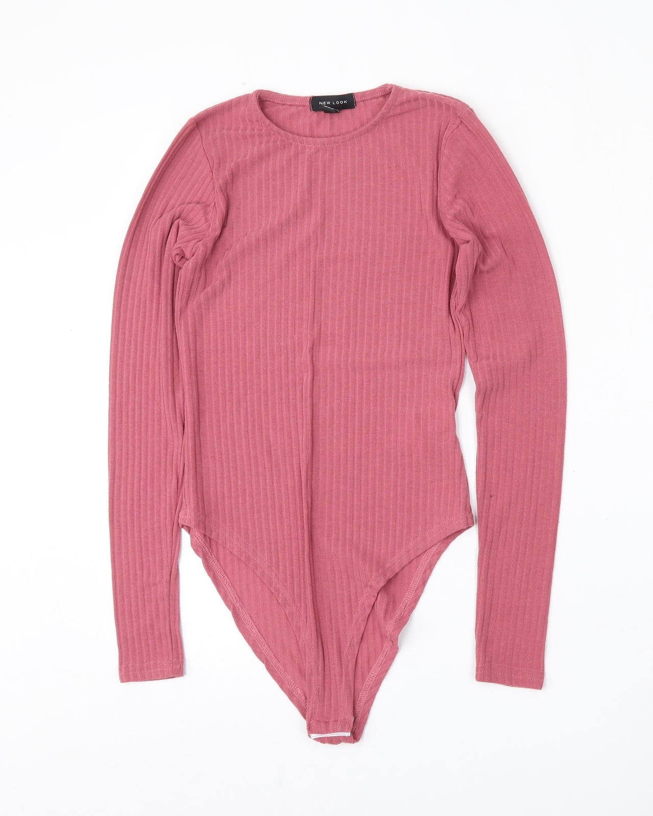 New Look Womens Pink  Polyester Bodysuit One-Piece Size 8