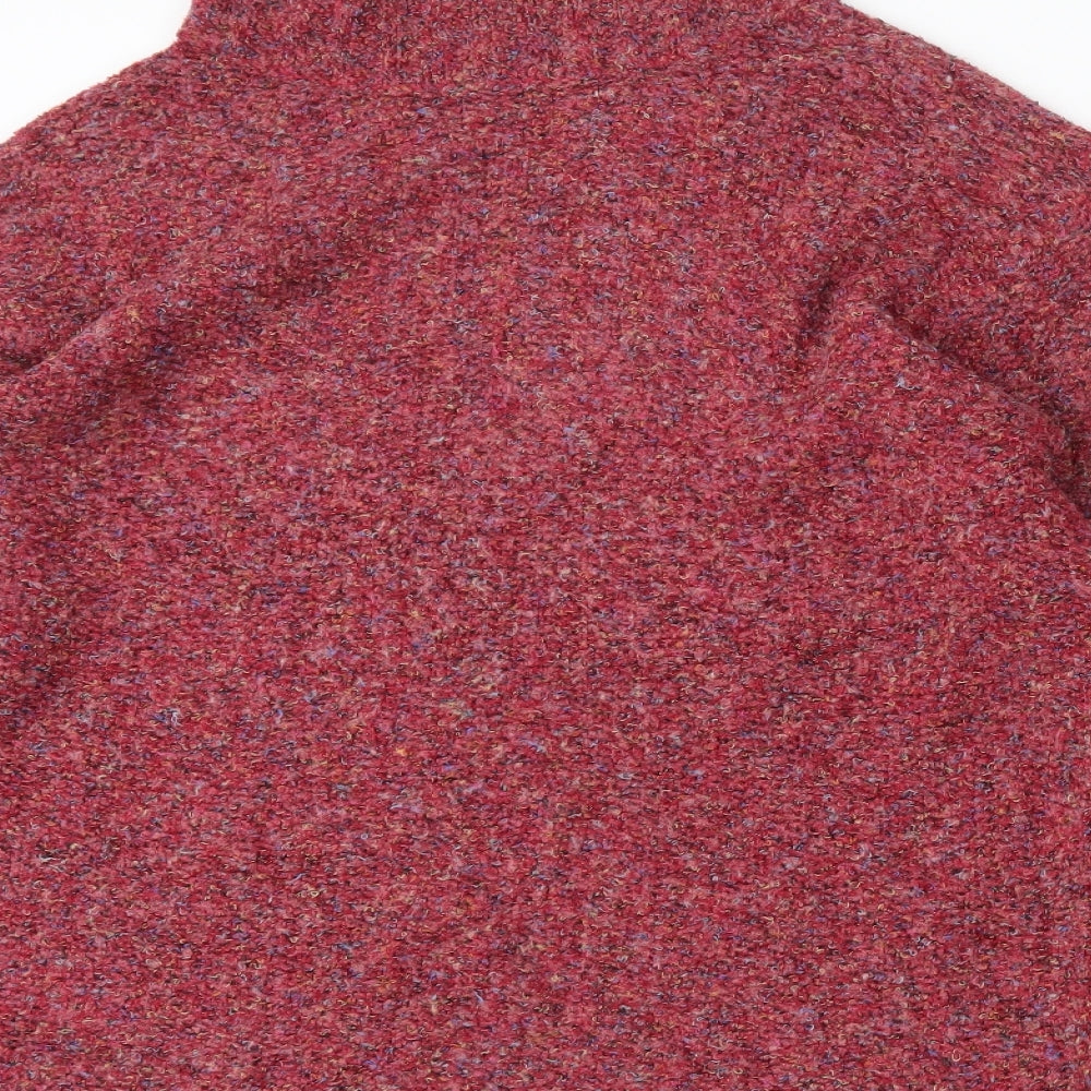Signature Experience Womens Multicoloured Roll Neck  Acrylic Pullover Jumper Size M