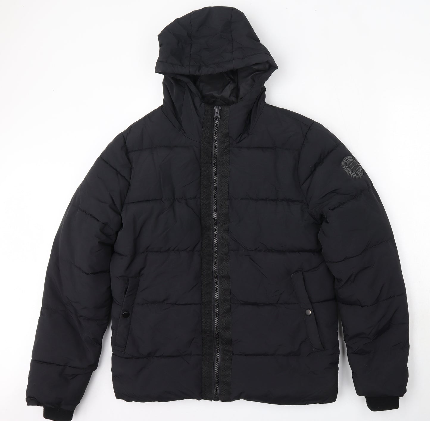 Burton Mens Black   Puffer Jacket Jacket Size S  Zip