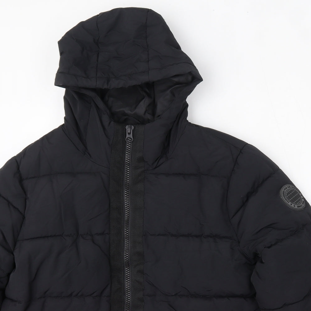 Burton Mens Black   Puffer Jacket Jacket Size S  Zip