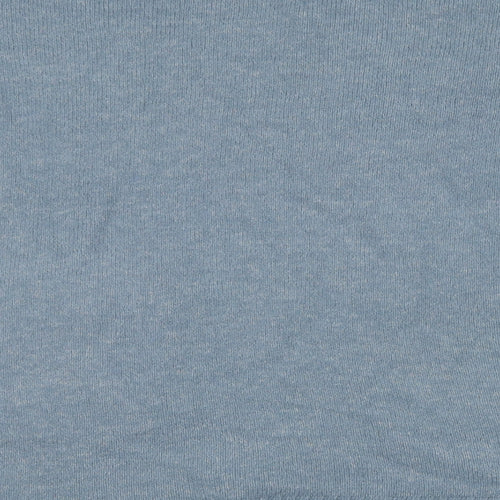 Picadilly Womens Blue Round Neck  Acrylic Pullover Jumper Size S
