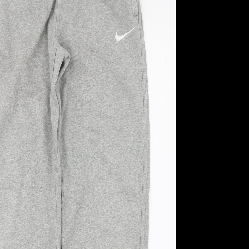 Nike Boys Grey  Cotton Jogger Trousers Size 12-13 Years  Regular