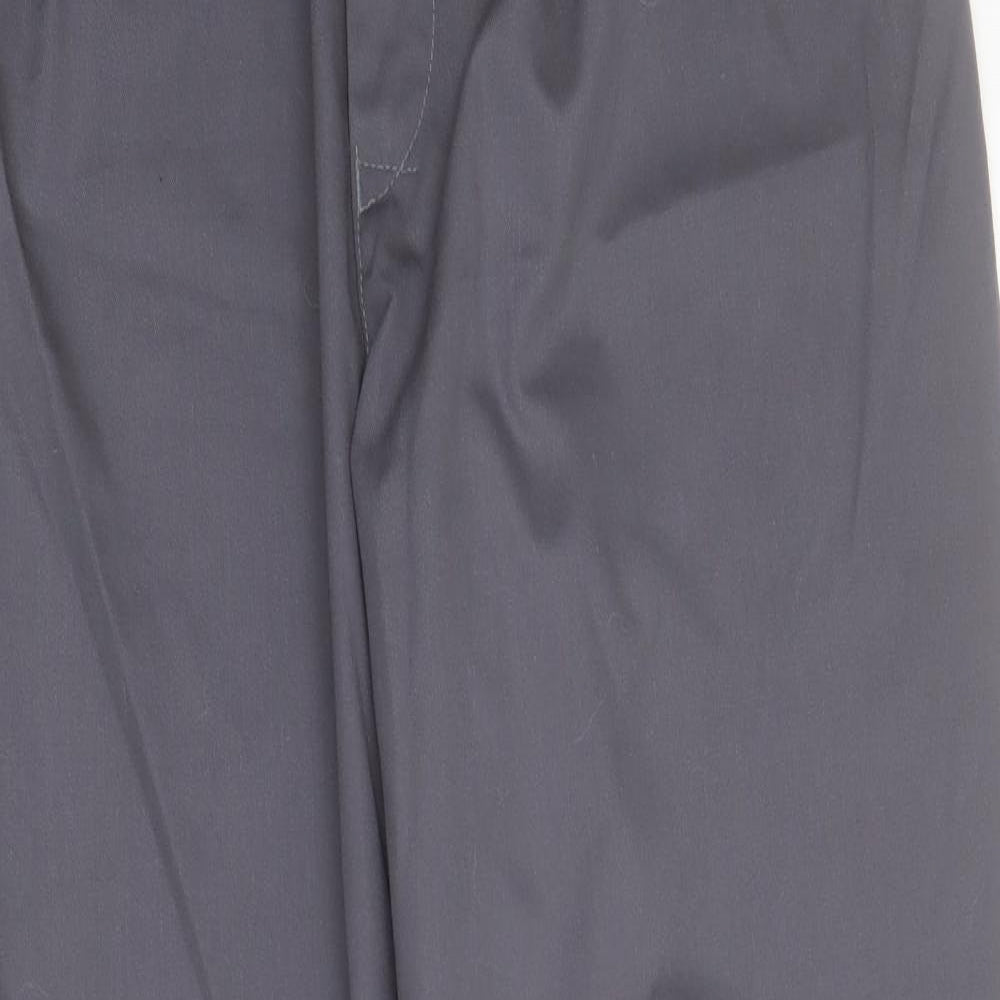 Arco Mens Grey  Polyester Cargo Trousers Size 38 in L31 in Regular Zip