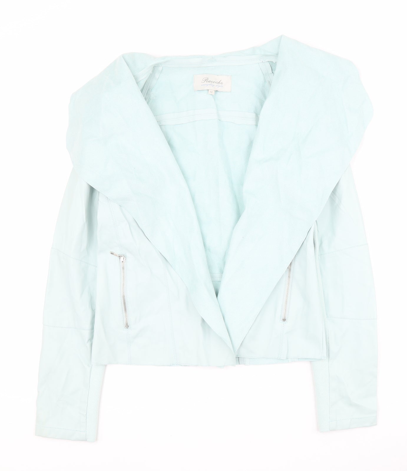 Peacocks Womens Blue   Jacket  Size 12