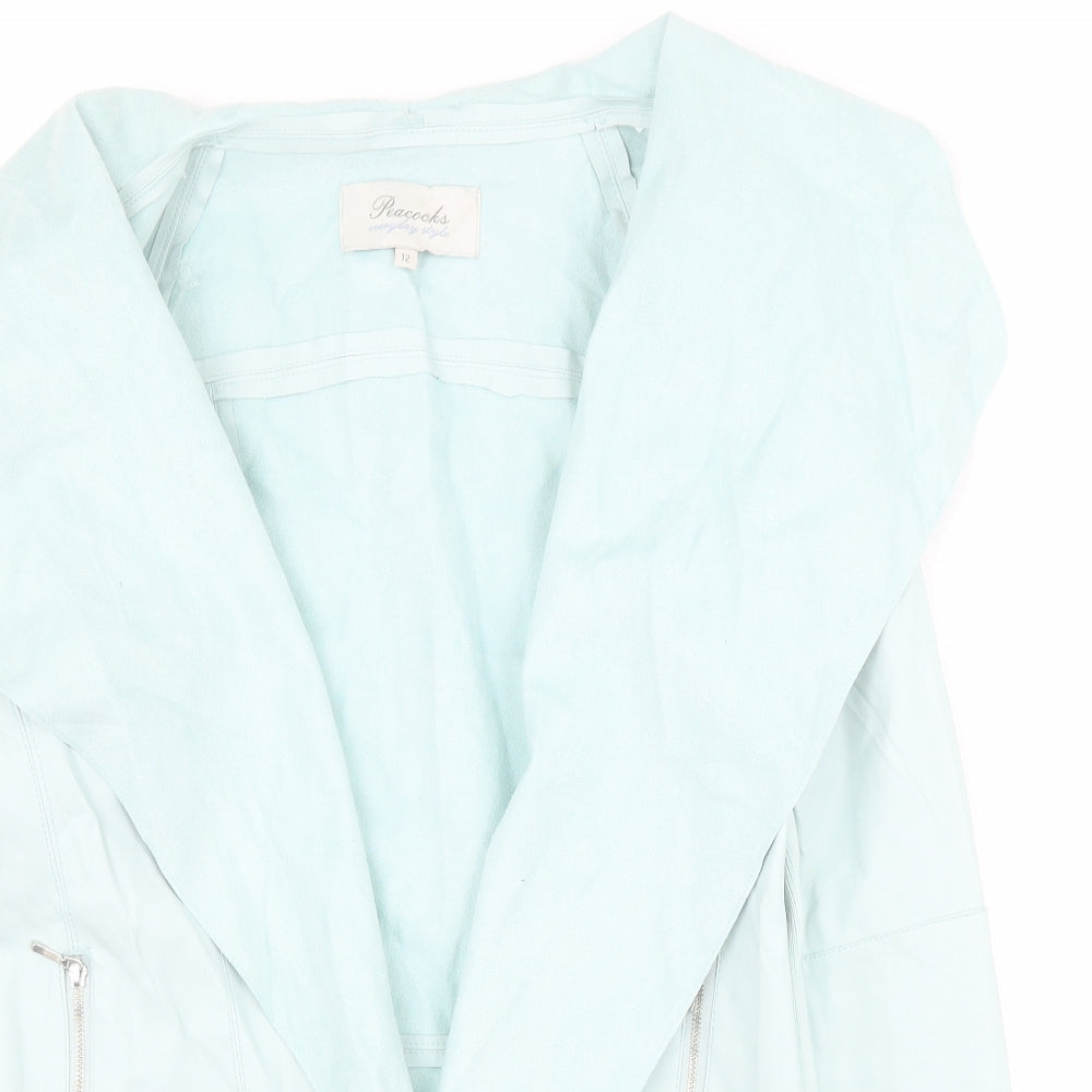 Peacocks Womens Blue   Jacket  Size 12