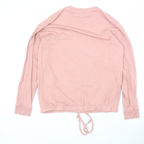 F&F Womens Pink  Viscose Pullover Sweatshirt Size 6  Pullover