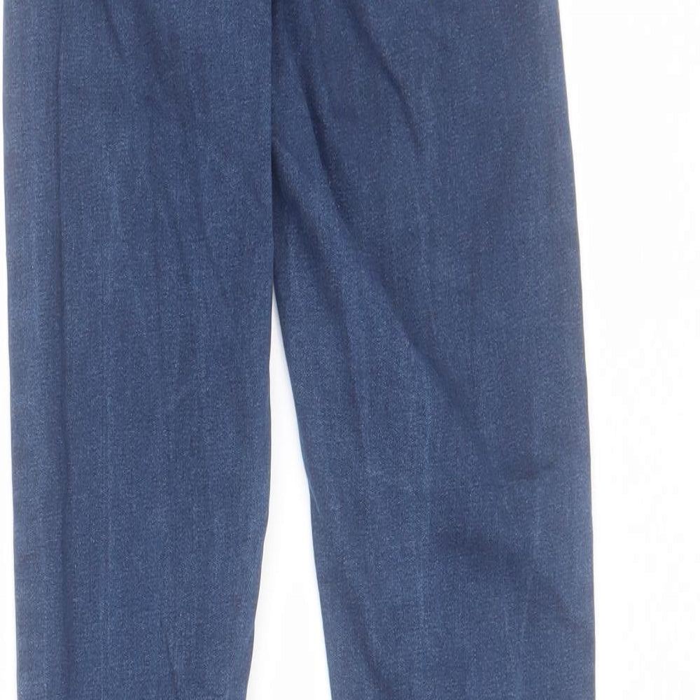 Primark Womens Blue  Cotton Skinny Jeans Size 4 L30 in Regular Zip