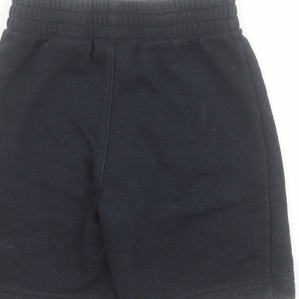 Nike Boys Black  Cotton Sweat Shorts Size 3-4 Years  Regular