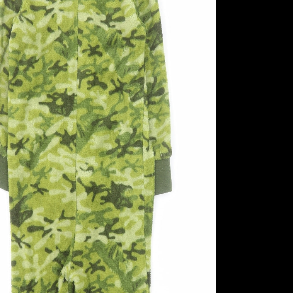 B&M Boys Green Camouflage 100% Polyester  One Piece Size 2-3 Years  Zip - Jurassic World