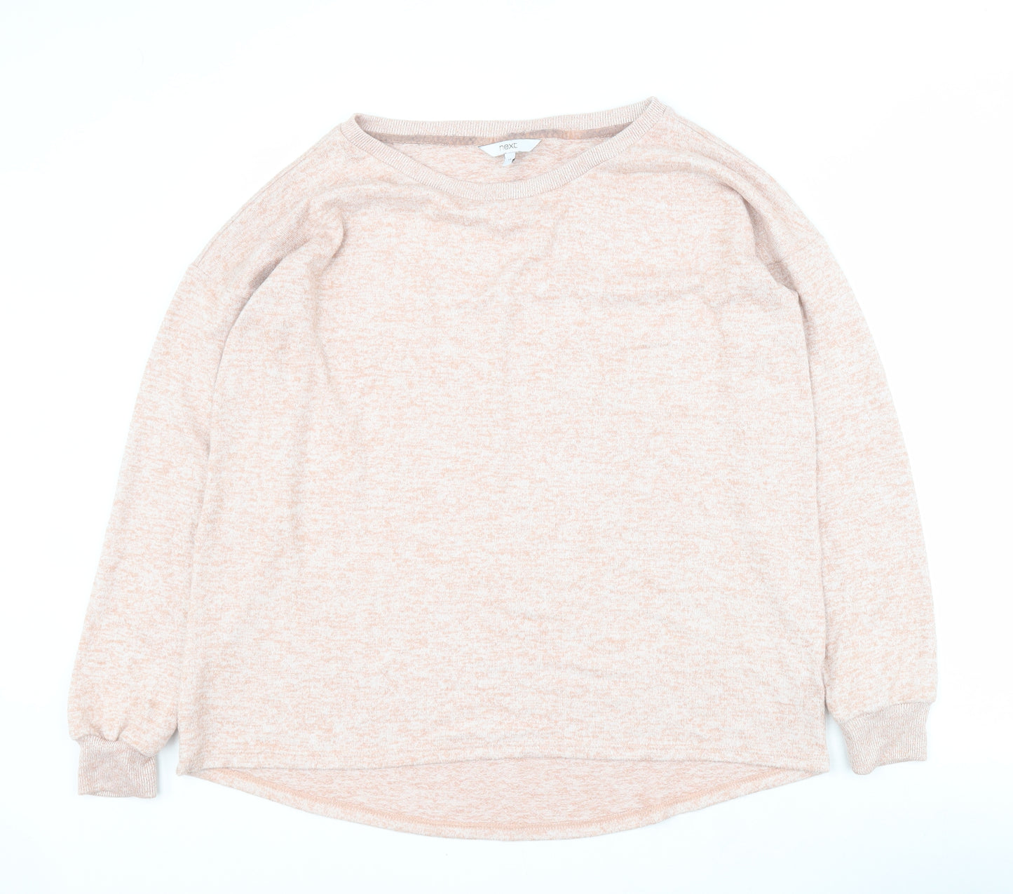 NEXT Womens Pink Crew Neck  Polyester Pullover Jumper Size 14