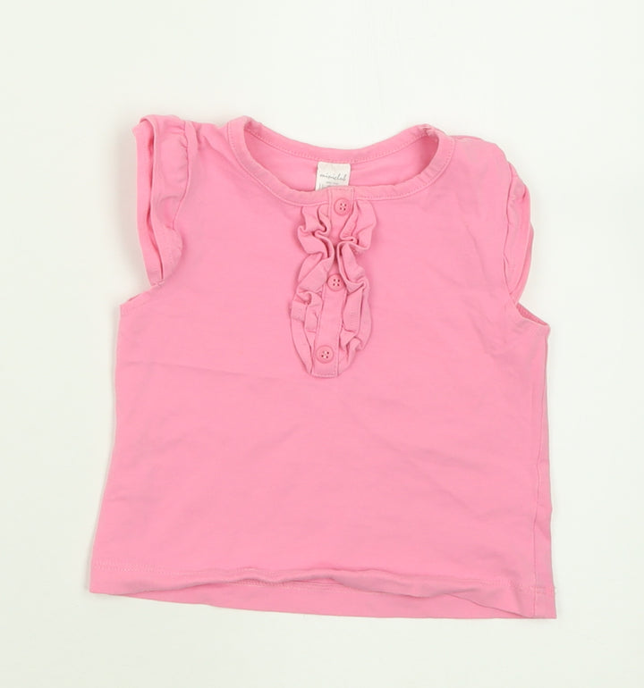 Mini Club Girls Pink  Cotton Basic Tank Size 2 Years Crew Neck Pullover