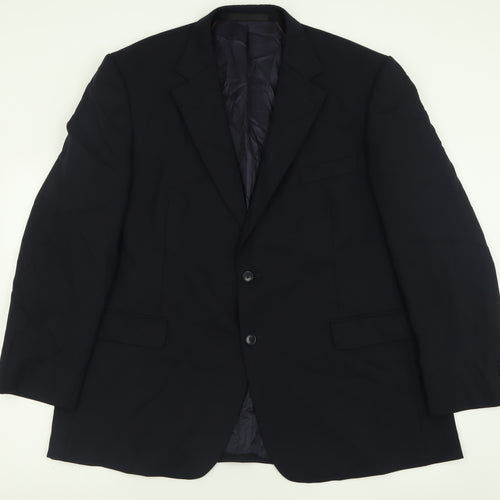 Marks and Spencer Mens Beige  Wool Jacket Suit Jacket Size 46