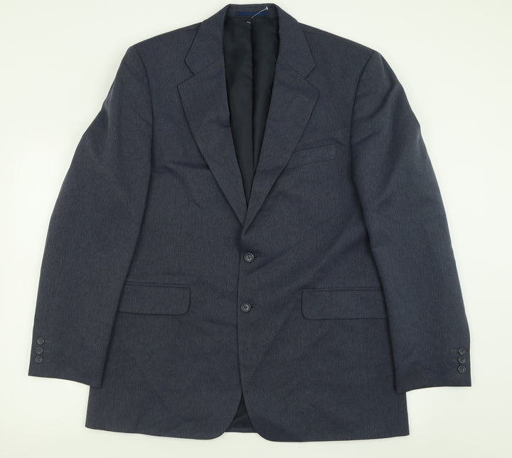 Sovrano Mens Blue  Polyester Jacket Suit Jacket Size 42