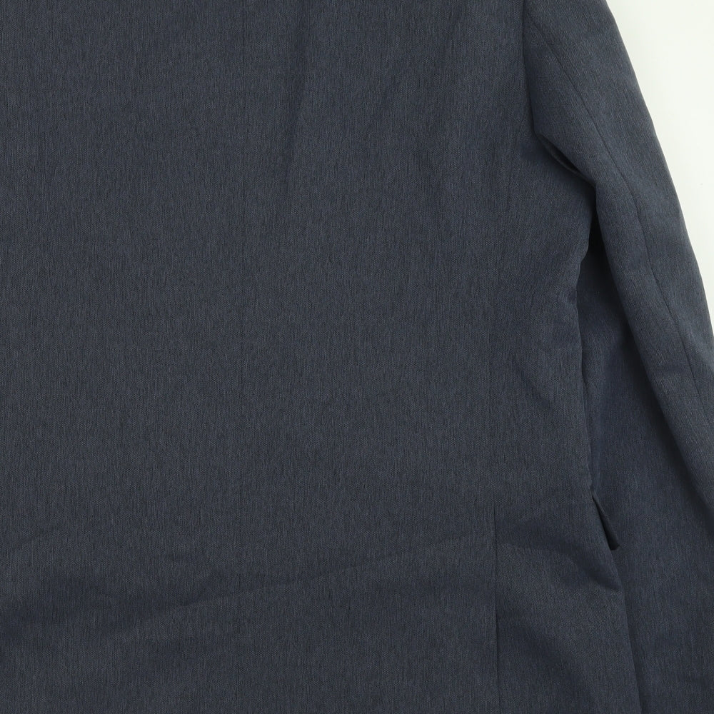 Sovrano Mens Blue  Polyester Jacket Suit Jacket Size 42