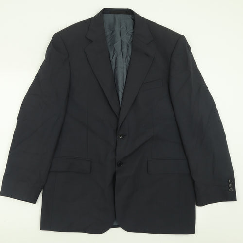 Marks and Spencer Mens Grey  Wool Jacket Suit Jacket Size 40